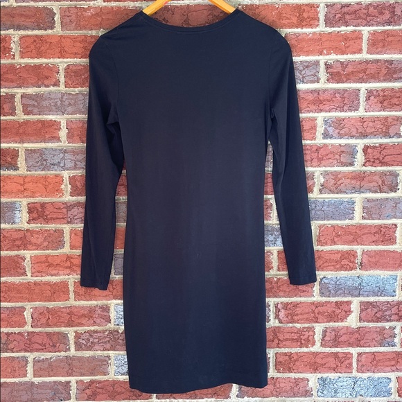 Marimekko black long sleeve mini dress, size M - Picture 3 of 3